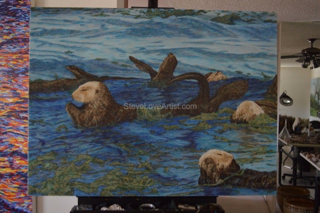Otter Paintings